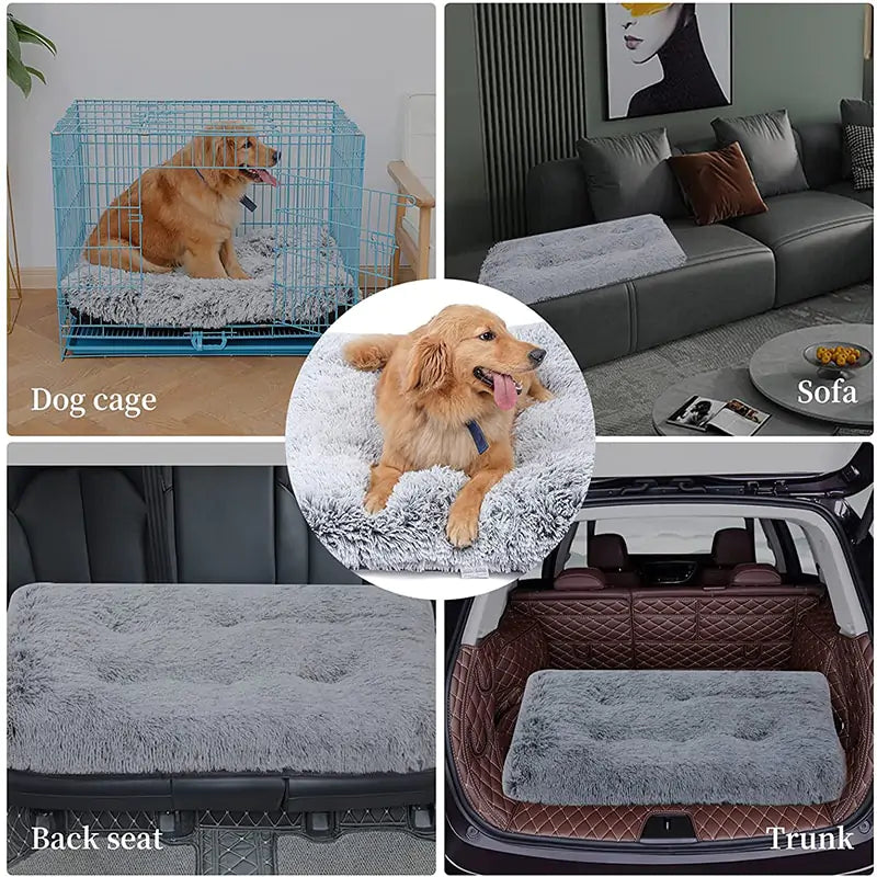 Cama de felpa lavable para mascota